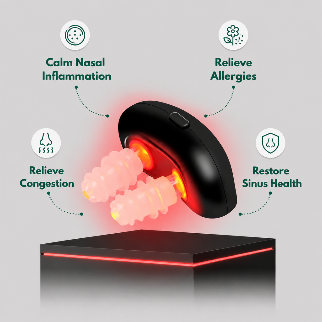 Red Light Nasal Therapy Device